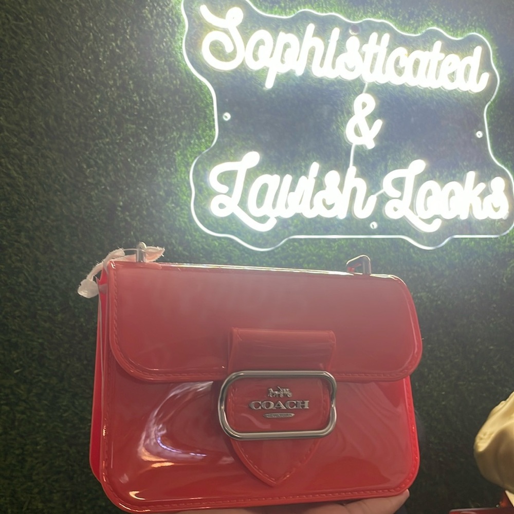 Brand new jelly coach purse. Valued at $500 selling for 250